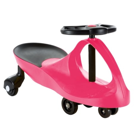 Toy Time Zig Zag Ride on Toy with No Batteries, Gears or Pedals for Boys and Girls, 3 years and Up Pink 764868PLJ